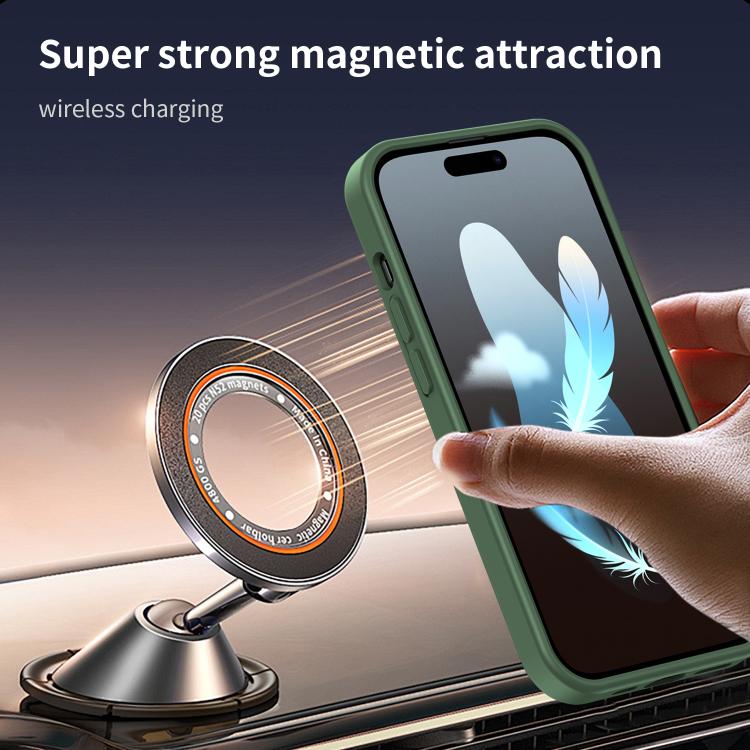 For iPhone 14 Pro Fanying Series PC Hybrid TPU Translucent Frosted MagSafe Phone Case