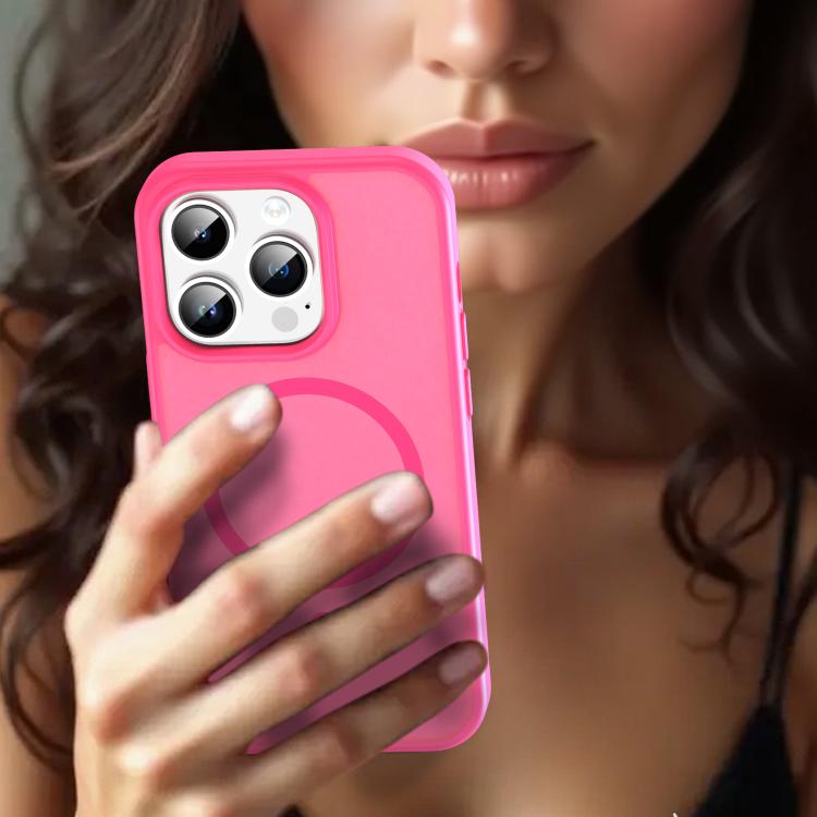 For iPhone 14 Pro Fanying Series PC Hybrid TPU Translucent Frosted MagSafe Phone Case