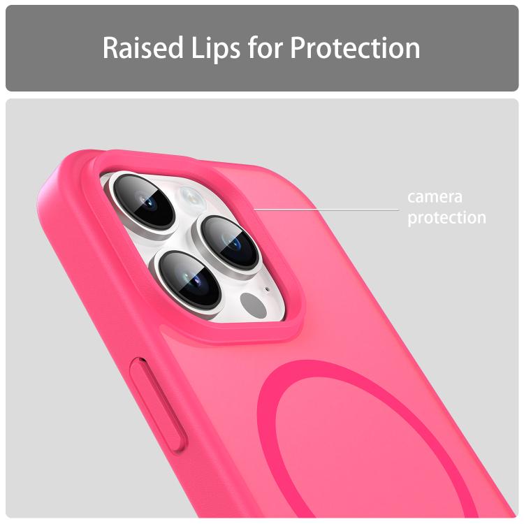 For iPhone 14 Pro Fanying Series PC Hybrid TPU Translucent Frosted MagSafe Phone Case