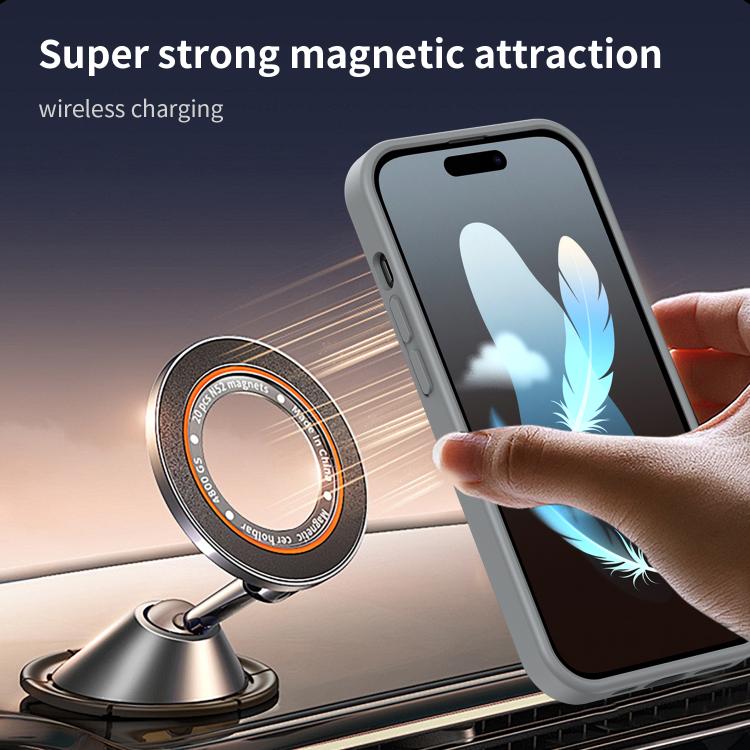 For iPhone 14 Pro Fanying Series PC Hybrid TPU Translucent Frosted MagSafe Phone Case