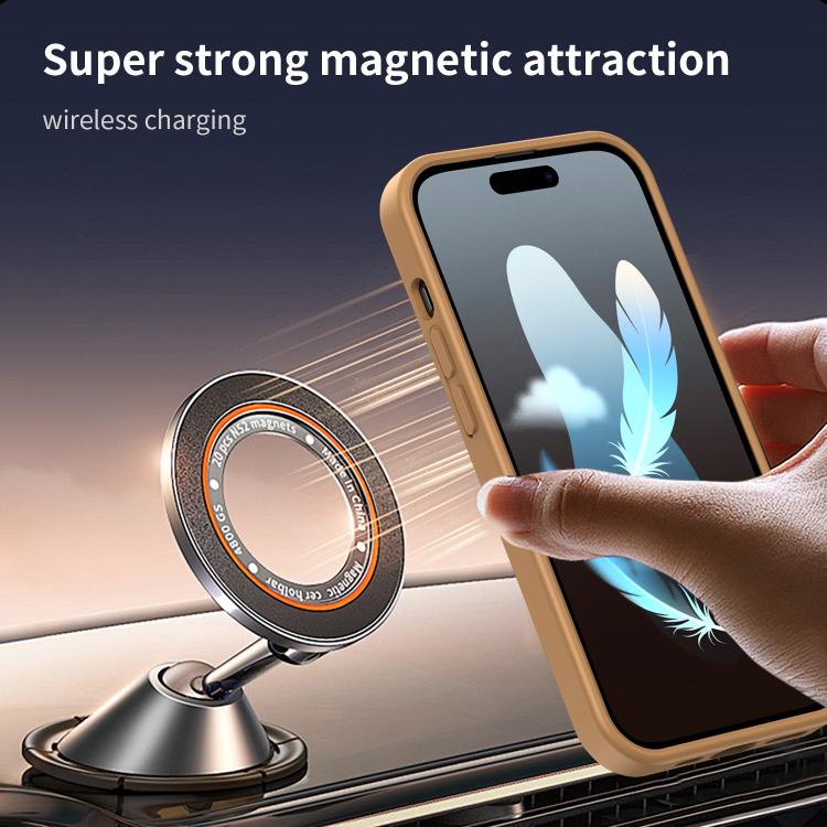 For iPhone 14 Pro Fanying Series PC Hybrid TPU Translucent Frosted MagSafe Phone Case