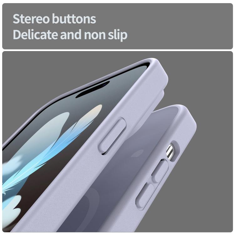 For iPhone 14 Pro Fanying Series PC Hybrid TPU Translucent Frosted MagSafe Phone Case