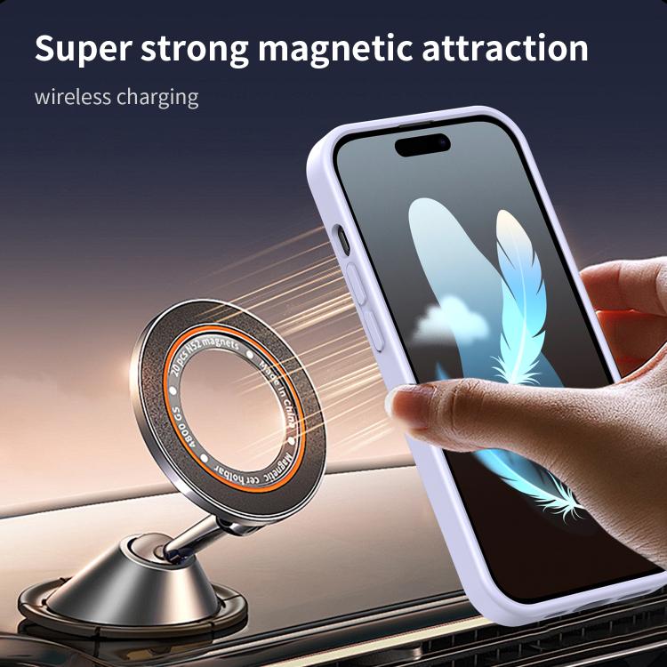 For iPhone 14 Pro Fanying Series PC Hybrid TPU Translucent Frosted MagSafe Phone Case