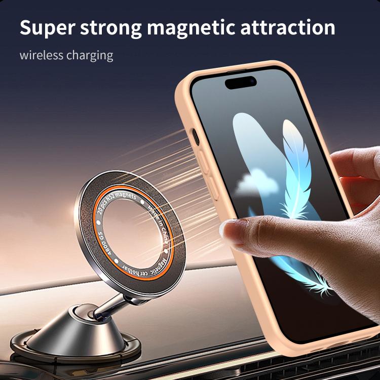 For iPhone 14 Pro Fanying Series PC Hybrid TPU Translucent Frosted MagSafe Phone Case