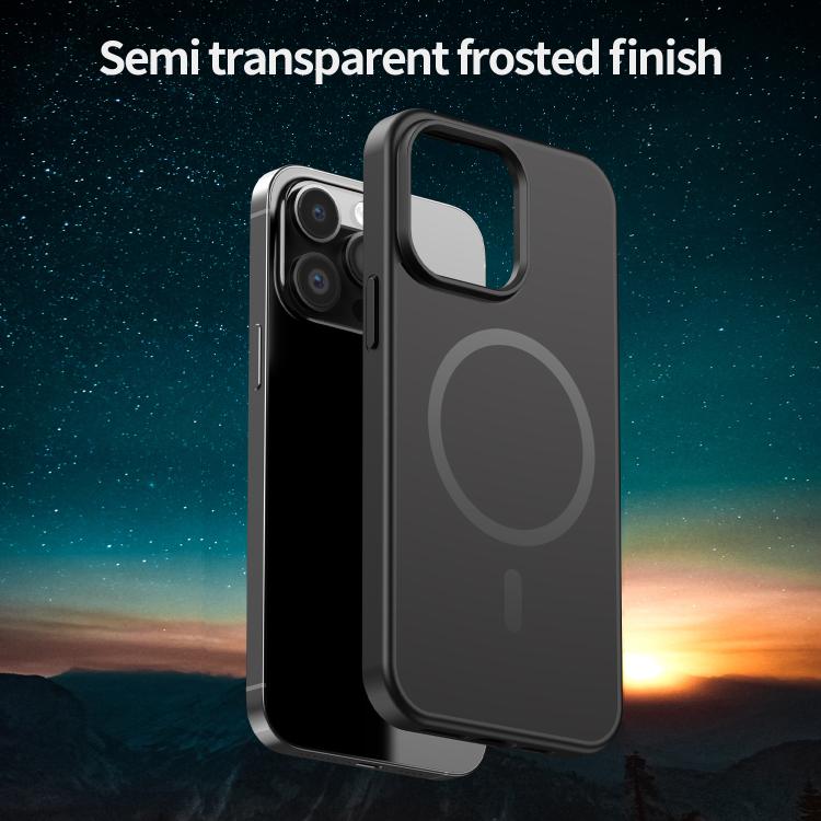 For iPhone 14 Pro Max Fanying Series PC Hybrid TPU Translucent Frosted MagSafe Phone Case