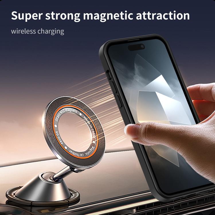 For iPhone 14 Pro Max Fanying Series PC Hybrid TPU Translucent Frosted MagSafe Phone Case