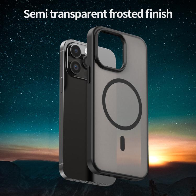 For iPhone 14 Pro Max Fanying Series PC Hybrid TPU Translucent Frosted MagSafe Phone Case