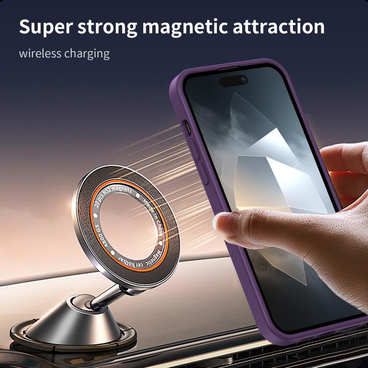 For iPhone 14 Pro Max Fanying Series PC Hybrid TPU Translucent Frosted MagSafe Phone Case