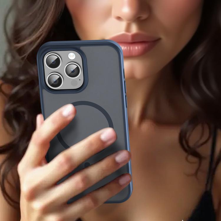 For iPhone 14 Pro Max Fanying Series PC Hybrid TPU Translucent Frosted MagSafe Phone Case
