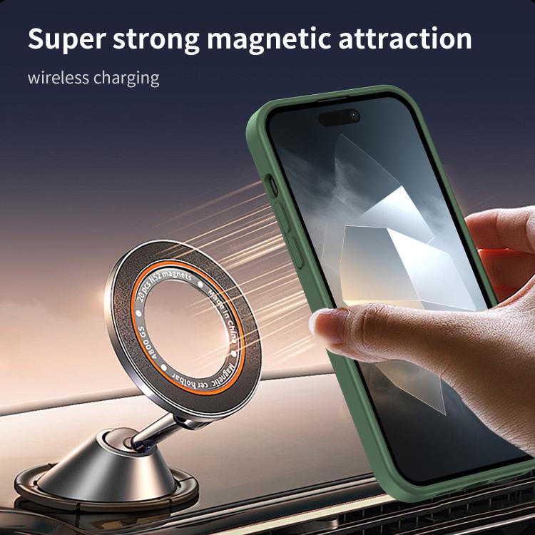 For iPhone 14 Pro Max Fanying Series PC Hybrid TPU Translucent Frosted MagSafe Phone Case