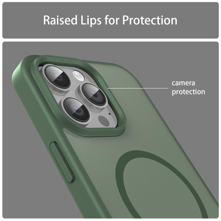 For iPhone 14 Pro Max Fanying Series PC Hybrid TPU Translucent Frosted MagSafe Phone Case