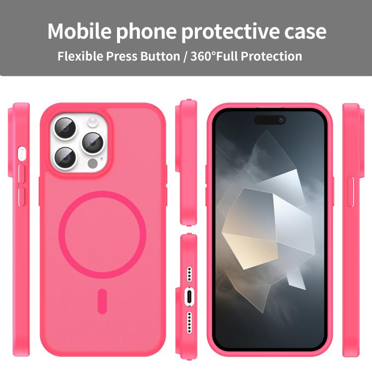 For iPhone 14 Pro Max Fanying Series PC Hybrid TPU Translucent Frosted MagSafe Phone Case