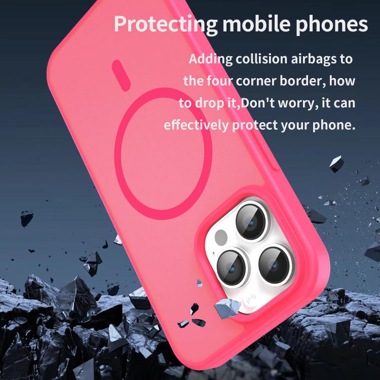 For iPhone 14 Pro Max Fanying Series PC Hybrid TPU Translucent Frosted MagSafe Phone Case