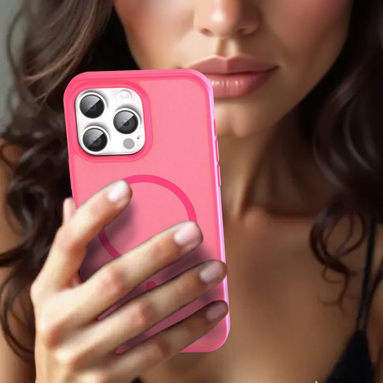 For iPhone 14 Pro Max Fanying Series PC Hybrid TPU Translucent Frosted MagSafe Phone Case