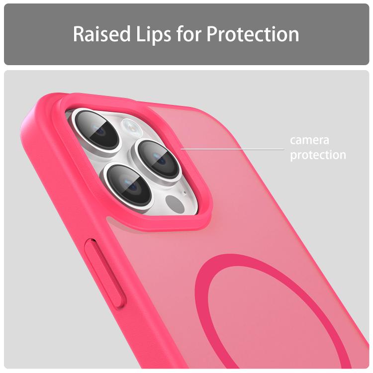 For iPhone 14 Pro Max Fanying Series PC Hybrid TPU Translucent Frosted MagSafe Phone Case