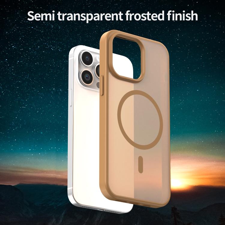 For iPhone 14 Pro Max Fanying Series PC Hybrid TPU Translucent Frosted MagSafe Phone Case