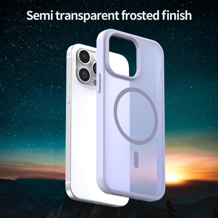 For iPhone 14 Pro Max Fanying Series PC Hybrid TPU Translucent Frosted MagSafe Phone Case