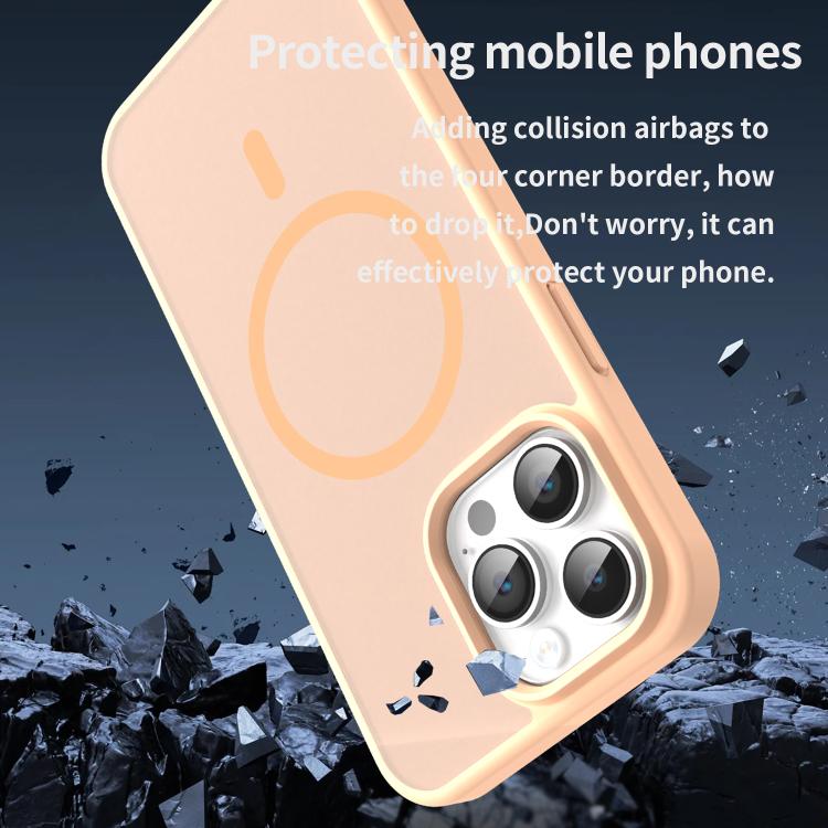 For iPhone 14 Pro Max Fanying Series PC Hybrid TPU Translucent Frosted MagSafe Phone Case