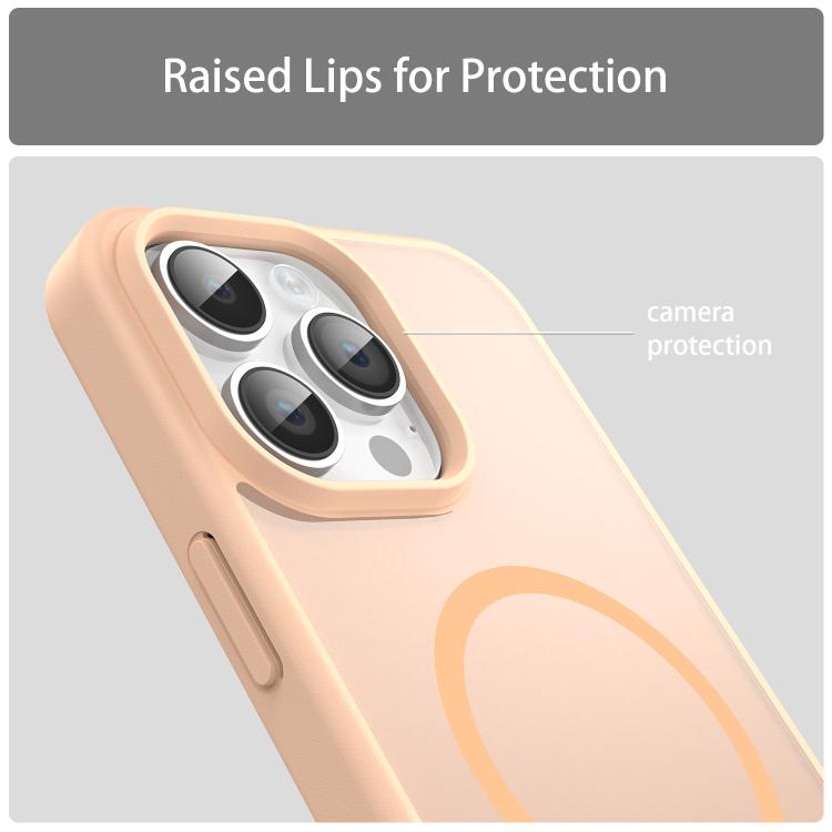 For iPhone 14 Pro Max Fanying Series PC Hybrid TPU Translucent Frosted MagSafe Phone Case
