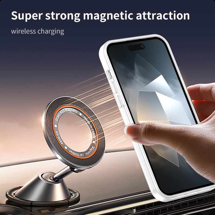 For iPhone 14 Pro Max Fanying Series PC Hybrid TPU Translucent Frosted MagSafe Phone Case