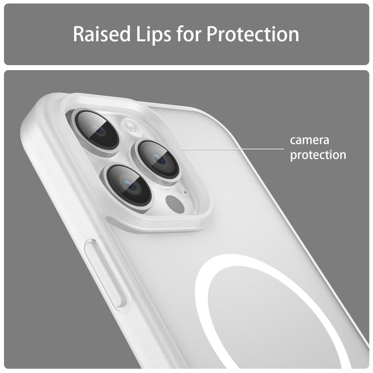 For iPhone 14 Pro Max Fanying Series PC Hybrid TPU Translucent Frosted MagSafe Phone Case
