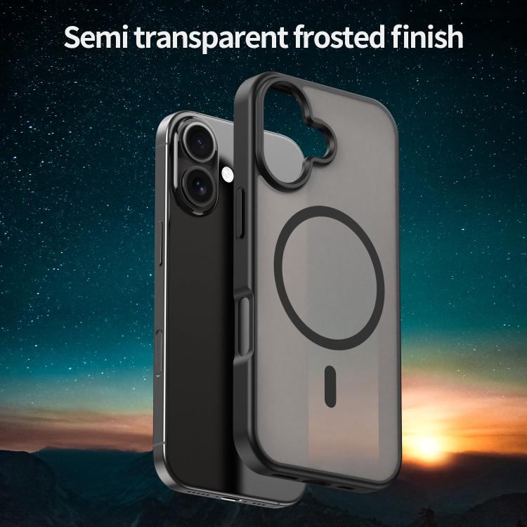 For iPhone 17 Fanying Series PC Hybrid TPU Translucent Frosted MagSafe Phone Case