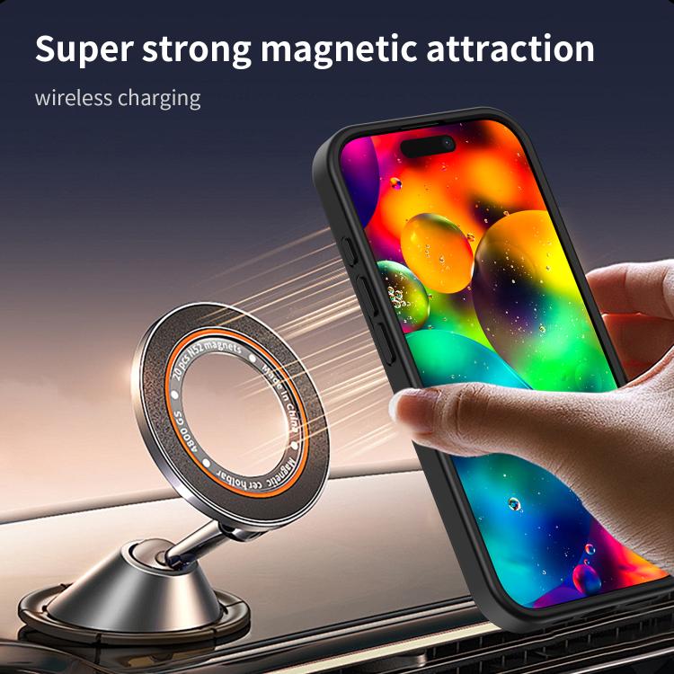 For iPhone 17 Fanying Series PC Hybrid TPU Translucent Frosted MagSafe Phone Case