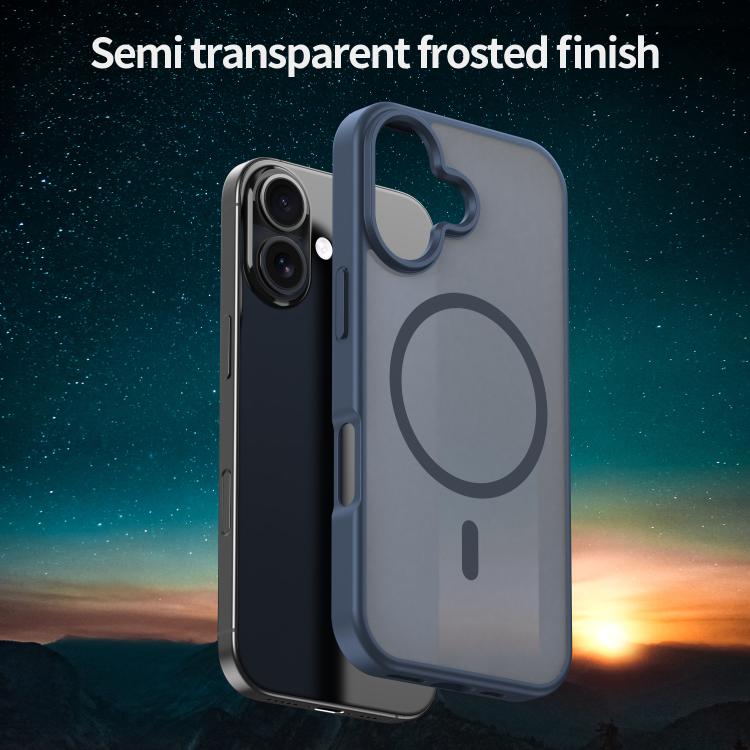 For iPhone 17 Fanying Series PC Hybrid TPU Translucent Frosted MagSafe Phone Case
