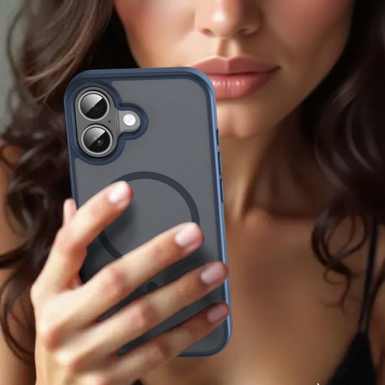 For iPhone 17 Fanying Series PC Hybrid TPU Translucent Frosted MagSafe Phone Case