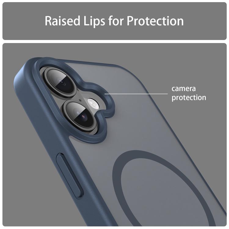 For iPhone 17 Fanying Series PC Hybrid TPU Translucent Frosted MagSafe Phone Case