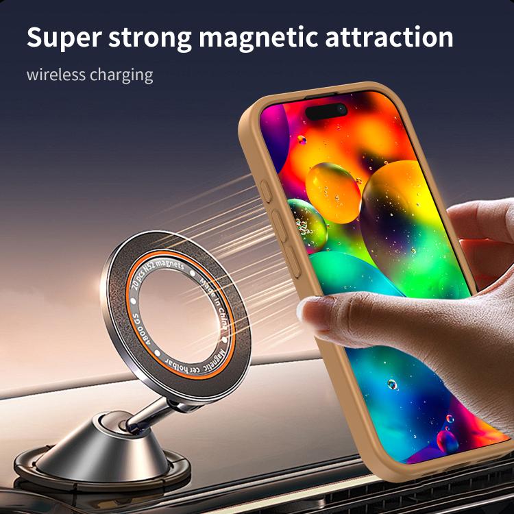 For iPhone 17 Fanying Series PC Hybrid TPU Translucent Frosted MagSafe Phone Case