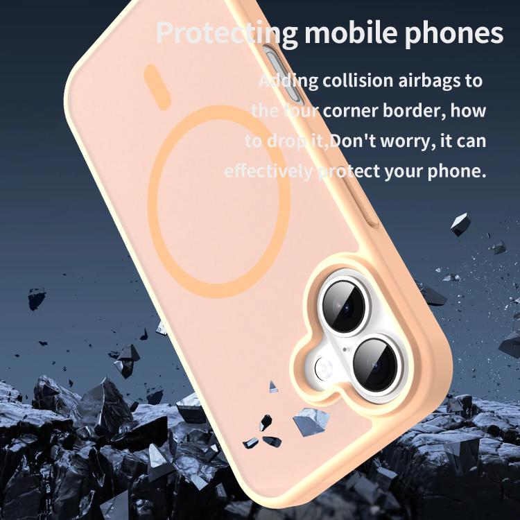 For iPhone 17 Fanying Series PC Hybrid TPU Translucent Frosted MagSafe Phone Case