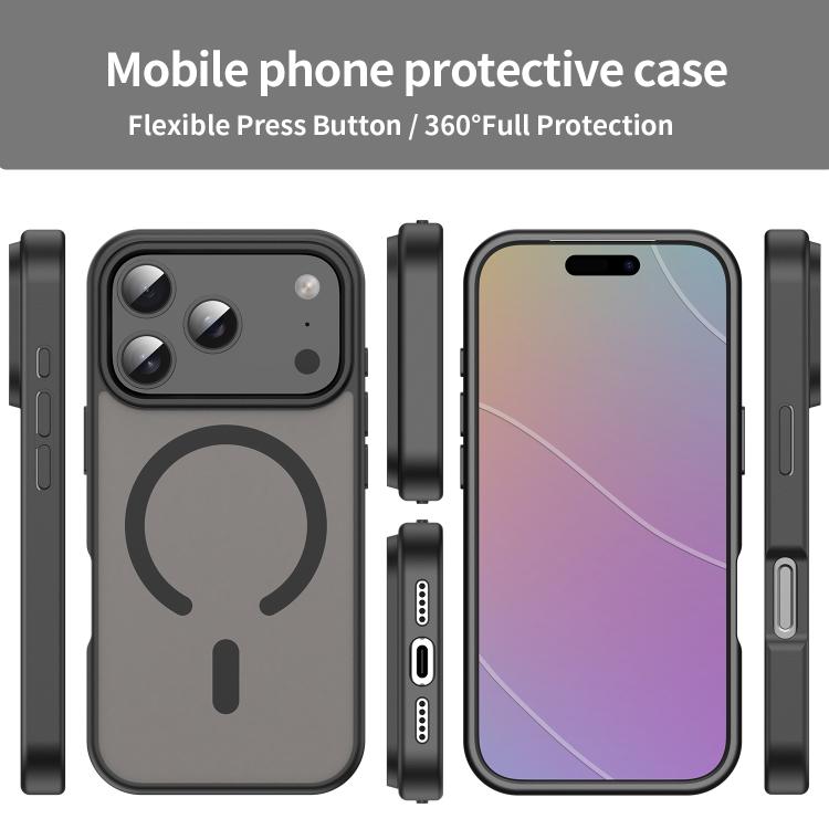 For iPhone 17 Pro Fanying Series PC Hybrid TPU Translucent Frosted MagSafe Phone Case