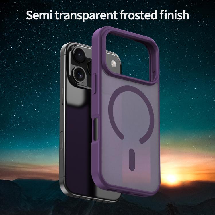 For iPhone 17 Pro Fanying Series PC Hybrid TPU Translucent Frosted MagSafe Phone Case