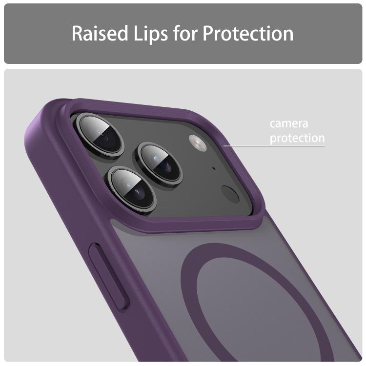 For iPhone 17 Pro Fanying Series PC Hybrid TPU Translucent Frosted MagSafe Phone Case