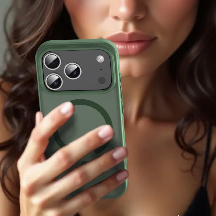 For iPhone 17 Pro Fanying Series PC Hybrid TPU Translucent Frosted MagSafe Phone Case