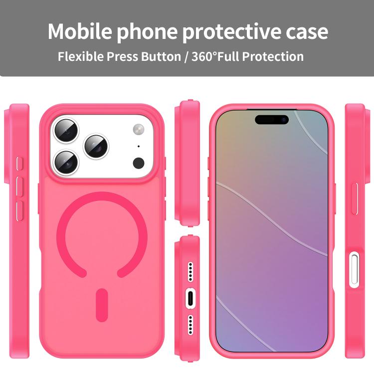 For iPhone 17 Pro Fanying Series PC Hybrid TPU Translucent Frosted MagSafe Phone Case