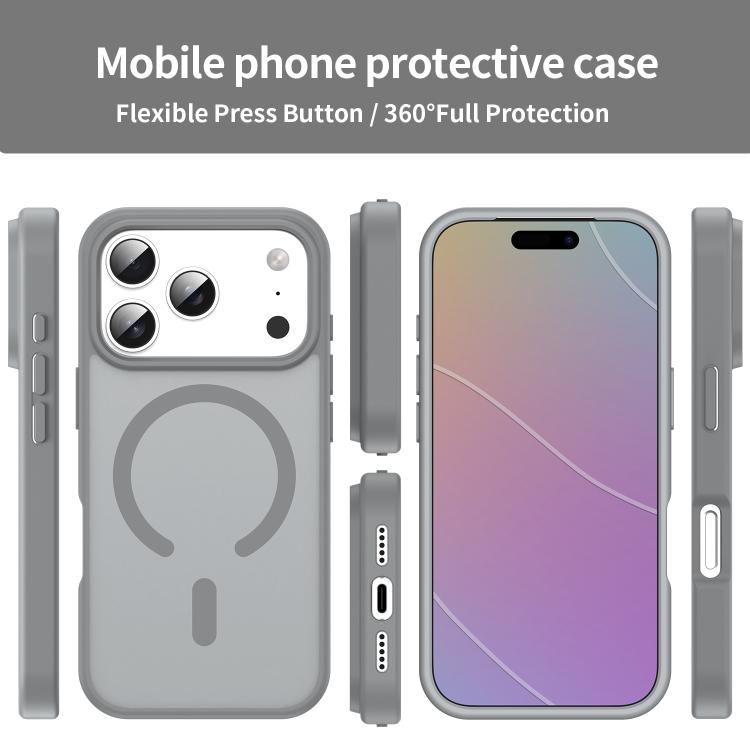 For iPhone 17 Pro Fanying Series PC Hybrid TPU Translucent Frosted MagSafe Phone Case