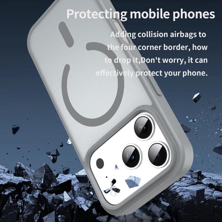 For iPhone 17 Pro Fanying Series PC Hybrid TPU Translucent Frosted MagSafe Phone Case