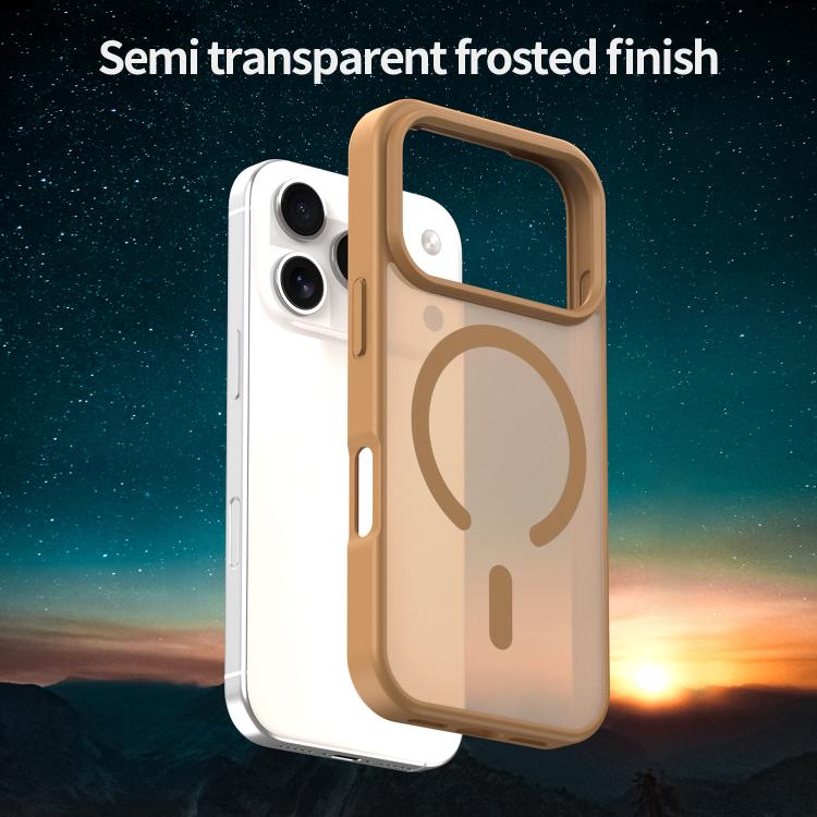 For iPhone 17 Pro Fanying Series PC Hybrid TPU Translucent Frosted MagSafe Phone Case