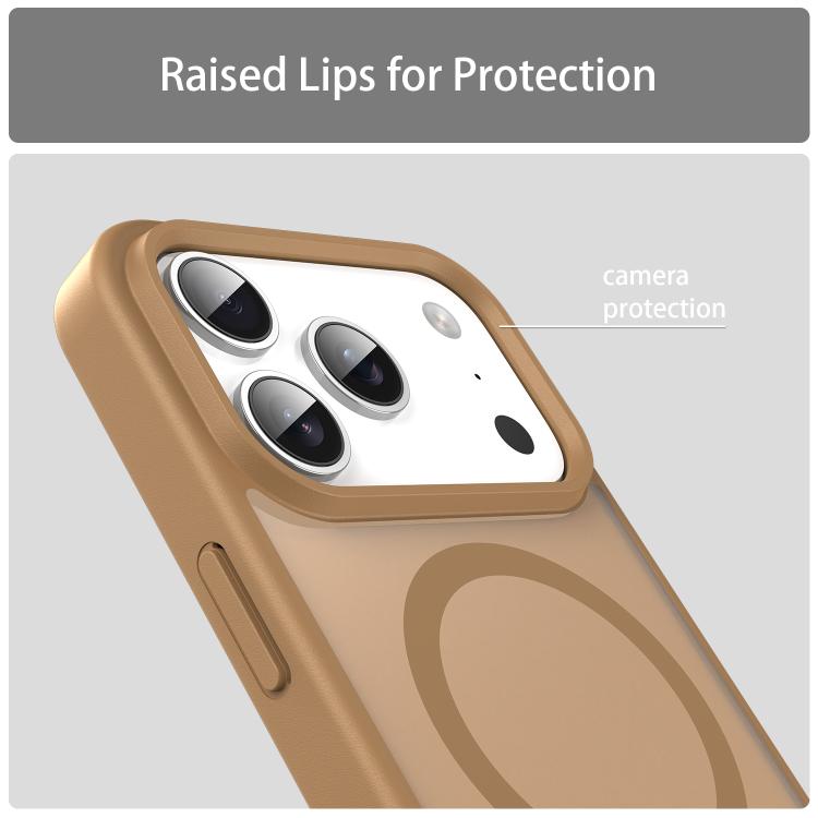 For iPhone 17 Pro Fanying Series PC Hybrid TPU Translucent Frosted MagSafe Phone Case