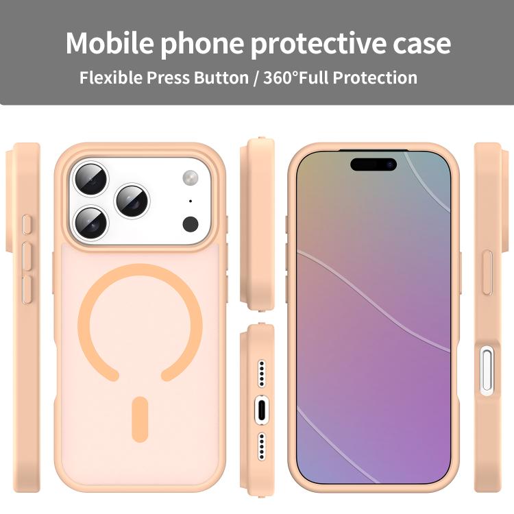 For iPhone 17 Pro Fanying Series PC Hybrid TPU Translucent Frosted MagSafe Phone Case