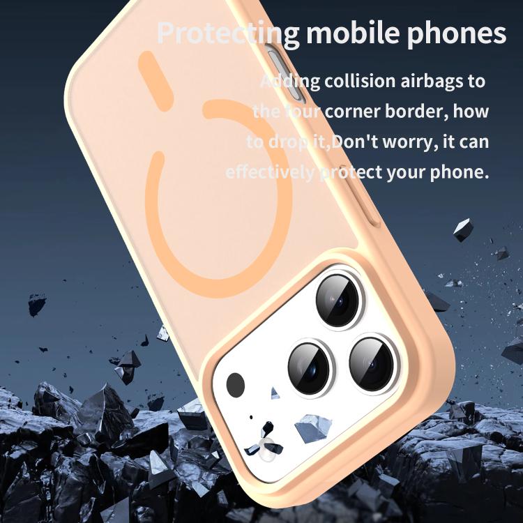 For iPhone 17 Pro Fanying Series PC Hybrid TPU Translucent Frosted MagSafe Phone Case