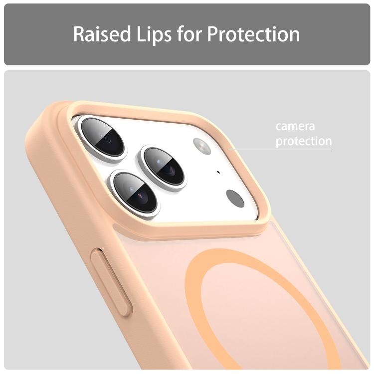For iPhone 17 Pro Fanying Series PC Hybrid TPU Translucent Frosted MagSafe Phone Case