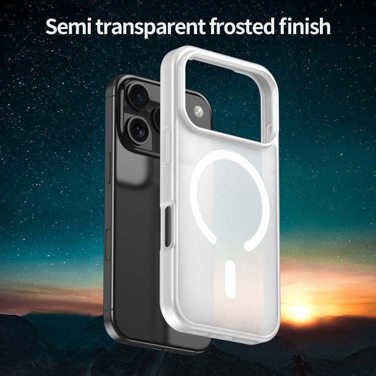 For iPhone 17 Pro Fanying Series PC Hybrid TPU Translucent Frosted MagSafe Phone Case