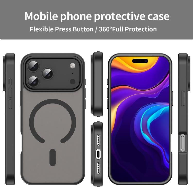 For iPhone 17 Pro Max Fanying Series PC Hybrid TPU Translucent Frosted MagSafe Phone Case