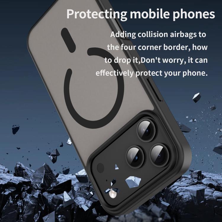For iPhone 17 Pro Max Fanying Series PC Hybrid TPU Translucent Frosted MagSafe Phone Case