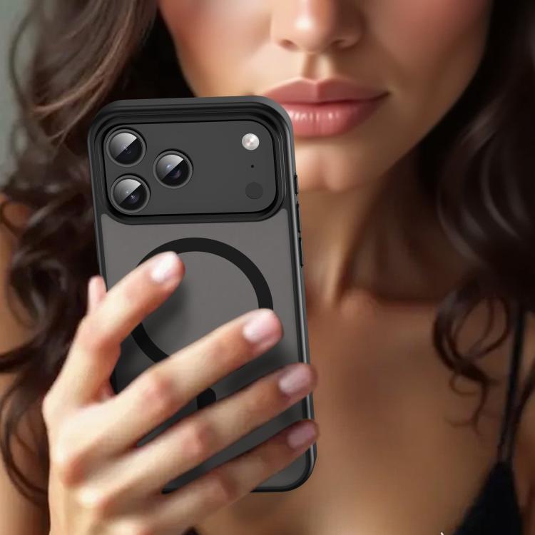 For iPhone 17 Pro Max Fanying Series PC Hybrid TPU Translucent Frosted MagSafe Phone Case