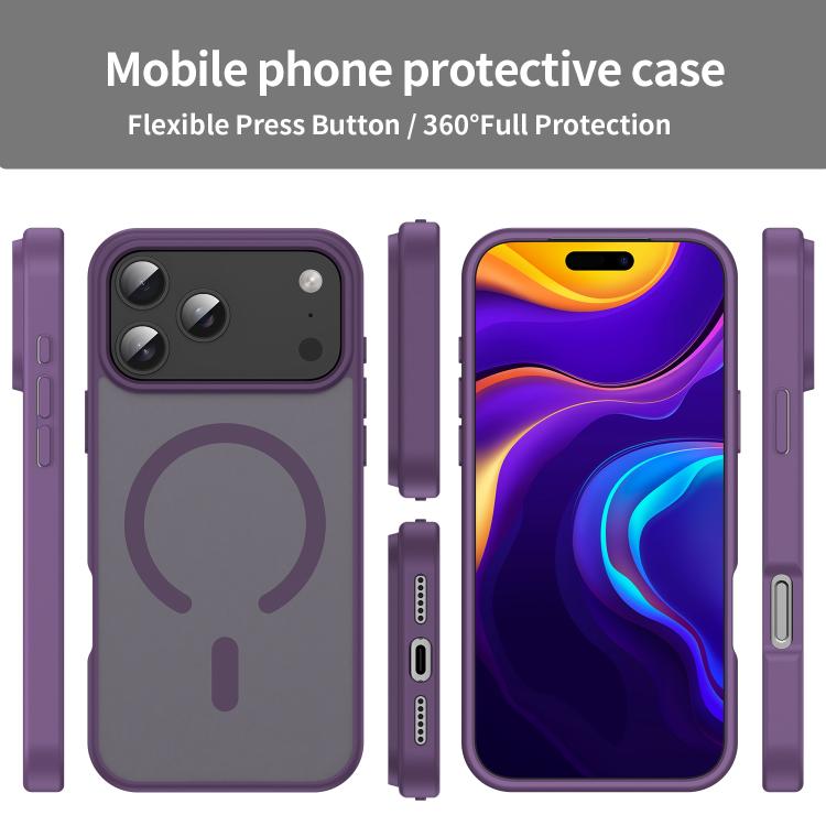 For iPhone 17 Pro Max Fanying Series PC Hybrid TPU Translucent Frosted MagSafe Phone Case