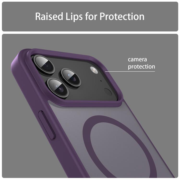 For iPhone 17 Pro Max Fanying Series PC Hybrid TPU Translucent Frosted MagSafe Phone Case